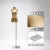 Nuevo maniquí femenino de papel kraft estilo coreano para escaparates de tiendas de ropa, maniquí de medio cuerpo diseñado específicamente para exhibir ropa de mujer