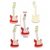Colgante de Nota Musical de Guitarra Esmaltada Colorida Serie de Instrumentos de Piano Accesorios para Joyería DIY Encanto para Llavero W505