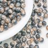 Cuentas de palomitas de maíz de vidrio agrietado de 10 mm, cuentas de vidrio pintadas, cuentas de joyería hechas a mano, accesorios de joyería antiguos de bricolaje al por mayor
