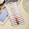 Set de Pulseras Tejidas de Colores Amazon Cross-Border Aleación Mariposa Cuentas de Vidrio Ajustable Joyería de Comercio Exterior al por Mayor