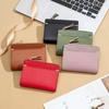 Novedad Cartera Plegable Corta para Mujer Múltiples Ranuras para Tarjetas Portatarjetas de Broche Billetera con Cremallera para Monedas Cartera de Moda Tendencia para Mujeres Jóvenes