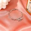 Ins Minimalista Internet Celebridade Corrente otbuckle Pulseira Rua Fria Moda Simples Fluxo Acessórios Masculinos e Femininos Fonte Transfronteiriça