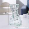 Jarrón de cristal de bolsillo, estilo europeo, simple y creativo, con flores secas, hidropónico, para decoración del hogar.