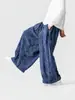 2025 Pantalones de Pana Tie-dye de Pierna Ancha para Hombre Sueltos con Caída Rectos Retro Casual Largos Streetwear Americano Modernos