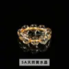 Anillos de acuamarina natural para pulseras, accesorios para pulseras de bricolaje, espaciadores decorativos, accesorios de cuentas de cristal, stock de fábrica al por mayor