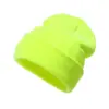 Gorro de Tricô Cor Pura Estilo Casual para Homens e Mulheres, Versátil Outono e Inverno Adulto Cor Doce Quente Pulôver Lã