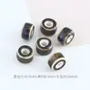Acessórios de pulseira com contas espaçadoras de cerâmica colorida peça plana conta solta de cerâmica acessórios para joias contas lote solto materiais para roupas diy