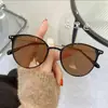 Gafas Fotocromáticas Ovaladas de Estilo Japonés Coreano que Reducen la Edad y Te Hacen Ver Más Delgado, Se Pueden Adaptar con Lentes Graduadas, Imprescindibles para un Look Natural por la Mañana, Gama Alta