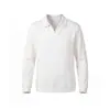 Nueva Camisa Polo de Manga Larga para Hombre Otoño 2026, Camisa Polo Casual Estilo Old Money Talla Grande, Prenda Base