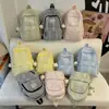 Mochila Pequeña Dulce y Linda para Niña de Nuevo Estilo Primaveral de Alto Valor Estético para Salidas de Primavera, Bolso Escolar Estilo Universitario a Cuadros para Estudiante