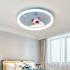 Luminária de teto para quarto de meninas, desenho animado de unicórnio rosa, quarto infantil, proteção para os olhos de espectro total, lâmpadas LED simples e modernas