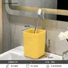 Set de portacepillos de dientes y vaso de alta calidad y elegante para parejas, que incluye un cepillo de dientes y un vaso para uso doméstico