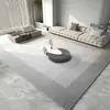 Tapete de sala de estar simples, veludo cristalino, resistente à sujeira, fácil de cuidar, cobertor de sofá, casa simples, quarto, loja completa, tapete antiderrapante