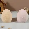 Huevo de Pascua Flor Huevo Vela Resina Silicona Molde Patrón DIY Huevo Forma Yeso Adorno