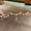 Tiara de Strass Olho de Gato, Alta Qualidade, Luxo Leve, Tiara Super Fada para Penteado, Doce Celebridade da Internet Passeio Borboleta Fina Tiara