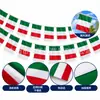 Cordão Bandeira da Itália Transfronteiriço, Bandeira Decorativa da Itália, Bandeira para Pendurar em Eventos, Bandeira para Pendurar da Copa Europeia