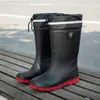 Botas de lluvia de media caña para hombre, zapatos de cocina, zapatos de seguridad para el trabajo, zapatos impermeables para reparto, botas de goma para pescar, botas de vadeo antideslizantes para días de lluvia