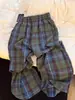 Pantalones de pijama a cuadros casuales estilo coreano para mujer, nuevos pantalones versátiles de verano para caminar, cómodos y transpirables pantalones para casa