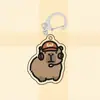 Chaveiro Acrílico Capivara 2D Novo Transfronteiriço Fofo Desenho Animado Golfinho da Sorte Golfinho Kuipu Pingente de Desenho Animado