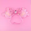 Transfronterizo Nuevo Ajustable Orejas de Mickey Diadema Elástica Adulto Niños Sección de Diadema de Nylon Accesorios para el Cabello de Cosplay