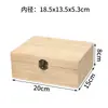 Caja de Madera Caja de Empaque Caja de Almacenamiento para Joyería con Cerradura Caja de Regalo para Tetera Sin Tapa Madera de Bambú Caja de Almacenamiento para el Hogar