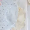Calcinha Triangular Estampada Floral de Algodão Puro para Meninas com Cintura Alta Elástica, Estudante, Absorvente de Umidade, Acabamento em Renda, Antibacteriana, Amiga da Pele, Confortável, para Mulheres