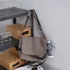 Bolso de hombro casual retro moderno estilo coreano para hombre, mochila de lona de gran capacidad, bolso cruzado para pareja de viaje