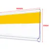 Etiqueta de prateleira de supermercado barra de preço etiqueta de preço transparente PVC espesso material multi-cores opcionais barra de preço de balcão