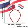 Diademas con la Bandera del Mundial de EE. UU., Canadá y México para Aficionados que Animán, Decoraciones para Fiestas Navideñas y Diademas con la Bandera Nacional
