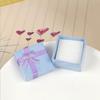 2022 nueva caja de anillo color caramelo al por mayor creativa 4x4 pequeña caja de regalo para joyería caja de joyería con lazo