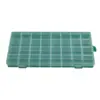 Caja de almacenamiento de cuentas de 30 compartimentos fija, caja de plástico con compartimentos de PP transparente, caja para piezas de ferretería, caja para anzuelos de pesca y aparejos