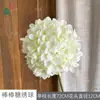 Novos Pirulitos de Simulação Hortênsias Flores de Haste Única para Casamento Flores de Hortênsia Materiais de Flores para Casamento Decoração de Casa Atacado