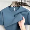 Camiseta de Manga Corta para Hombre con Botones Perforados Transfronterizos 2026 Verano Transpirable de Secado Rápido Casual Delgada Camiseta de Manga Corta para Hombre