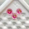 Zircón de corte araña de dos tonos degradado de alto brillo de 5A, color degradado de alto fuego de 6 mm, diamante suelto para arte de uñas hecho a mano y accesorios de joyería