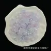 6*12mm Flor de Orquídea Sino Gordo Duas Cores Aurora Cor Galvanizada Acessórios de Joias Artesanais DIY Suprimentos Acessórios Ponto de Venda Atacado