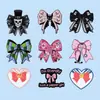 Broche Metálico Serie Lazo de Moda Personalizado Insignia de Dibujos Animados Pines Decorativos Versátiles para Zapatos y Sombreros Accesorios