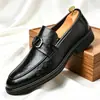 Zapatos mocasín para hombre más vendidos en Amazon y AliExpress, zapatos formales de cuero para negocios, cuero suave, resistentes al desgaste, comercio exterior