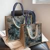 Bolsa de Verão Grande Capacidade Bolsa Tote 2026 Novo Estilo Ins para o Trabalho Portátil Bolsa de Mãe Bolsa de Ombro Mão Fashion