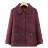 Abrigo de Otoño de Abuela 2026 Estilo Nuevo para Madres de 60-70 Años, Blusas para Mujeres Mayores, Ropa de Primavera y Otoño para Mujeres de Mediana Edad y Mayores