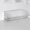 Cajas de Almacenamiento Apilables para Escritorio, Estantes Organizadores de Cosméticos para Mascotas de Lujo Ligero, Transparente para Artículos Esenciales Diarios y Varios del Hogar