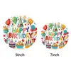 Decoraciones para Fiesta Temática con Estampado de Globos de Colores Platos de Papel Desechables, Servilletas, Vasos de Papel, Juego de Vajilla al por Mayor