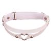 Japonés y Coreano Sexy Uña de Hongo Cadena para Pierna Anillo para Pierna Chica Suave Punk Cuero Corazón Pequeño Anillo para Pierna Tiktok Celebridad de Internet Street Beat Joyería