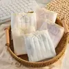 Calcinha Feminina de Algodão Antibacteriano 10A com Forro, Estampa de Letras, Orelhas, Listras Simples e Laço