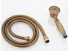 Grifo Vintage de Repuesto para Fugas de Agua, Válvula Mezcladora Totalmente de Cobre, Grifo de Ducha Estilo Antiguo de Doble Agujero, Llave de Grifo para Bañera, Estilo Europeo