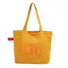 Bolso Tote con Cordón Estilo Coreano Nuevo Primavera y Verano, Bloques de Color Ligero Estampado de Letras Dopamina Fresco Lona Bolso de Hombro