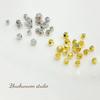 Color oro de 18k cuentas de corte angular que conservan el color sección poligonal cuentas sueltas material para abalorios DIY hecho a mano accesorios para joyería