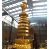 Ornamento de Escultura Grande de Bronce Tasha Área Escénica Templo Fundición de Bronce Tasha Pagoda de los Mil Budas Torre Wenchang Sherita Producción de Ornamentos