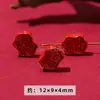 Accesorios de cinabrio imperial de alto contenido: Colgante de cinabrio "Wu Shi", Pixiu, loto, cuentas espaciadoras, accesorios para joyería DIY al por mayor