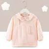 Mono de bebé de otoño e invierno para niños, antisuciedad y antidesgaste, mono de terciopelo de cristal para niños, impermeable, babero para comer para bebés