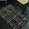 Felpudo moderno minimalista de alta gama para entrada, alfombra antideslizante resistente al desgaste para recibidor de casa, alfombrilla para dormitorio y estudio
